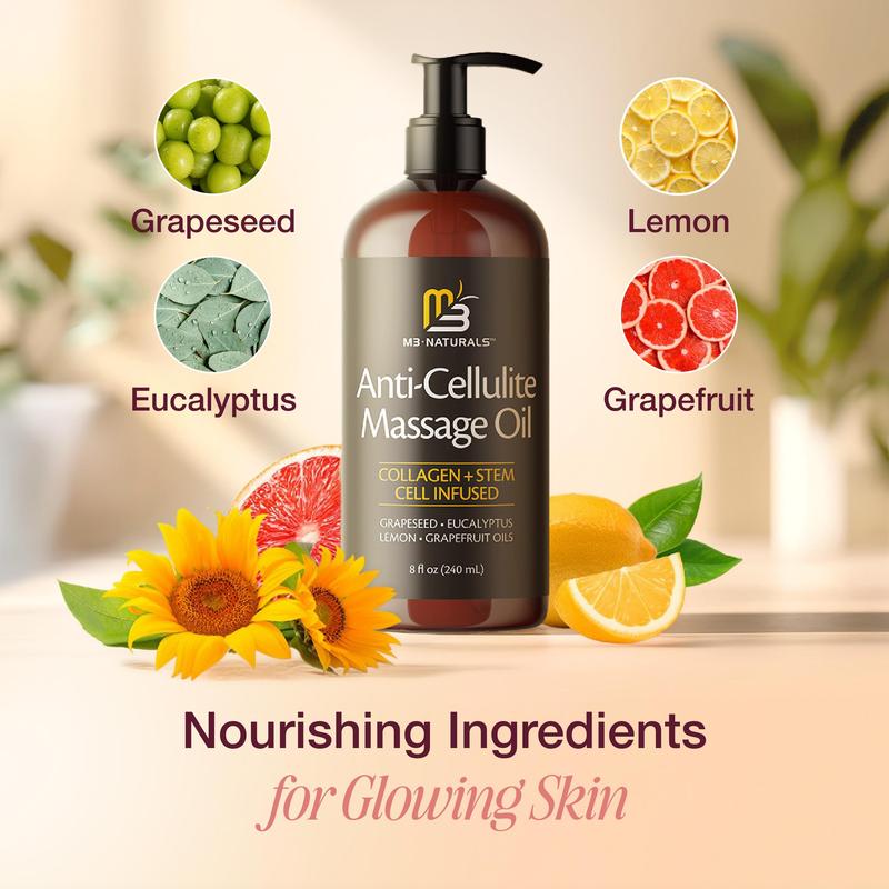 Heat Soothing Moisturizer Massage Essential Oil Hot Sale Open Back SPA Nourishing Body Massage Oil