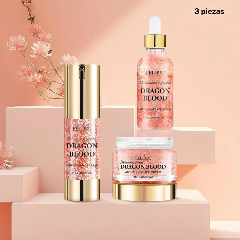 EELHOE Dragon Blood — set 3 piezas: Serum + Crema día + Crema noche