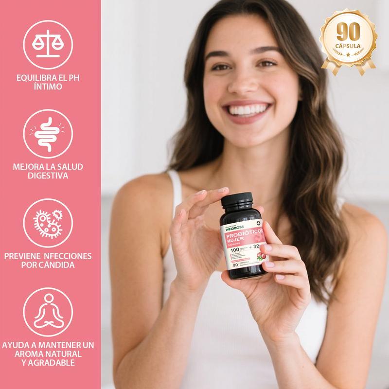 Windboss Cápsulas Probióticas Women's Private Care - 32 Cepas
