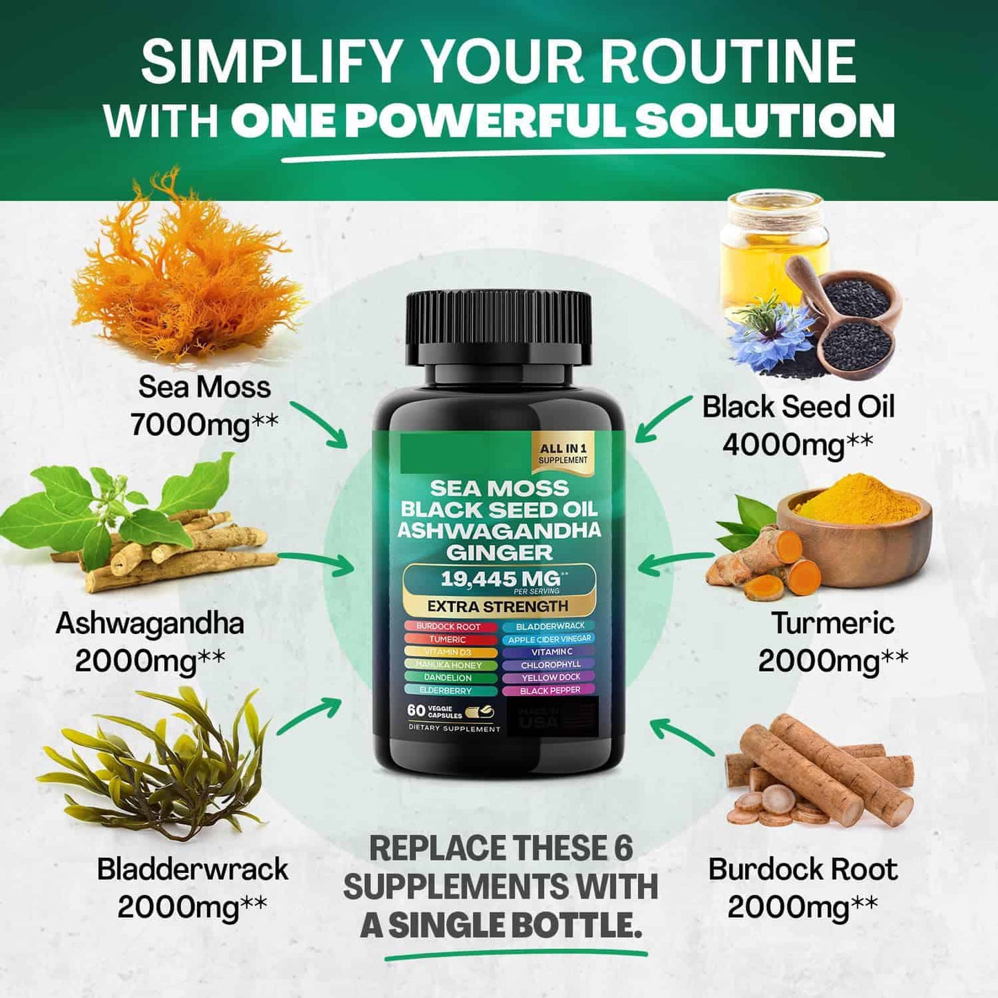 Supplement Sea Moss Shilajit Capsules