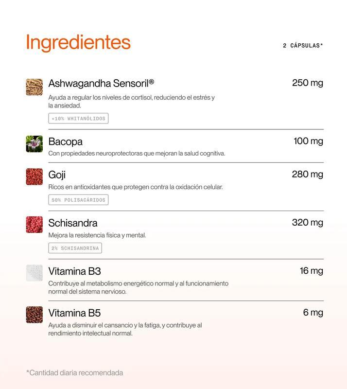 Superlativa Daily - Ashwagandha Sensoril – Suplemento Antiestrés Natural