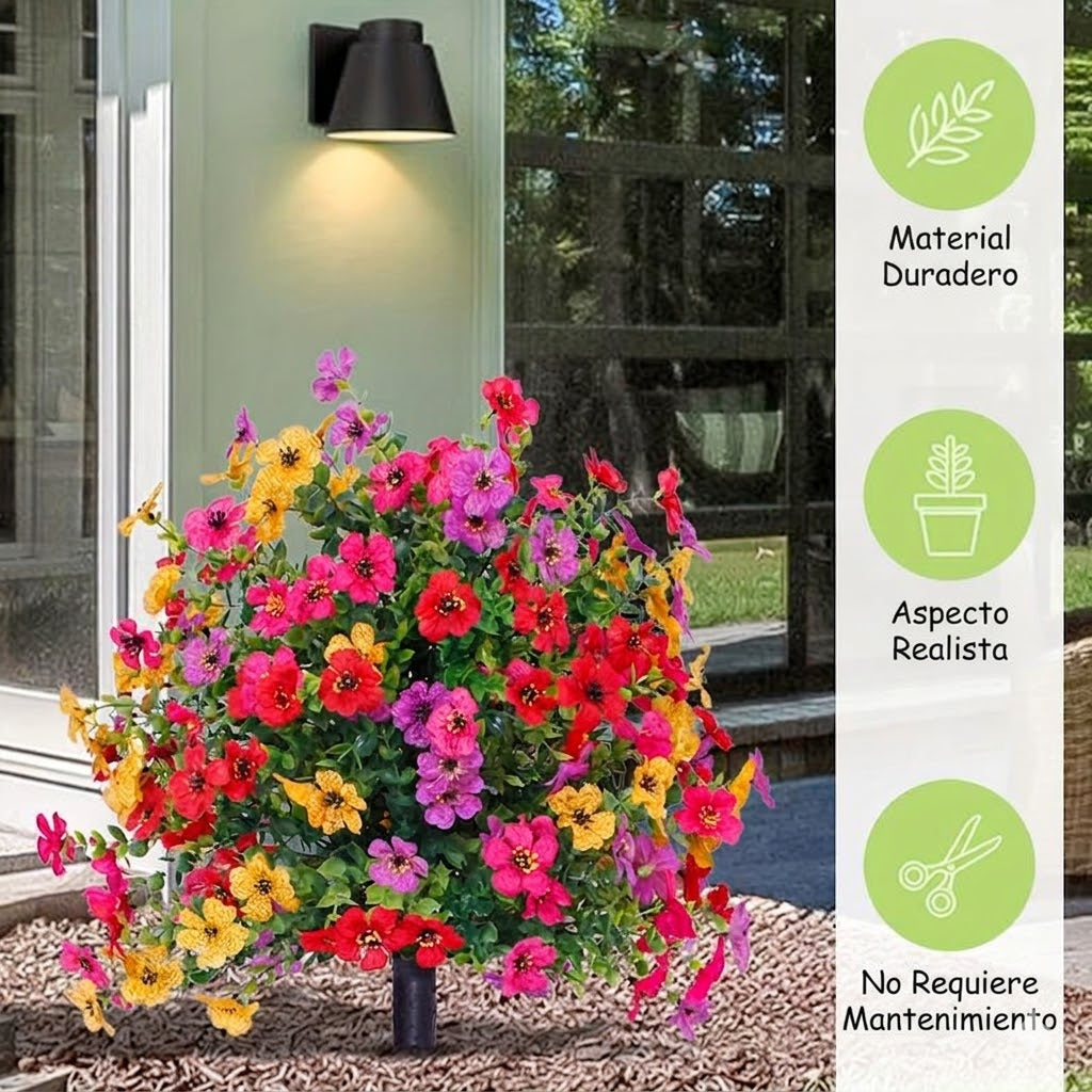 Artificial Violet Ball Topiary Trees Handmade Realistic UV Resistant Plastic Bushes Shrubs Porch Yard Decor