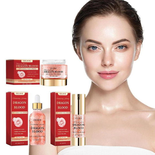 EELHOE Dragon Blood — set 3 piezas: Serum + Crema día + Crema noche