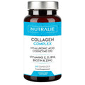 "Colágeno con Ácido Hialurónico y Q10 - Colágeno Hidrolizado Puro con Vitaminas C A D B12 + Zinc - 60 cápsulas Nutralie "