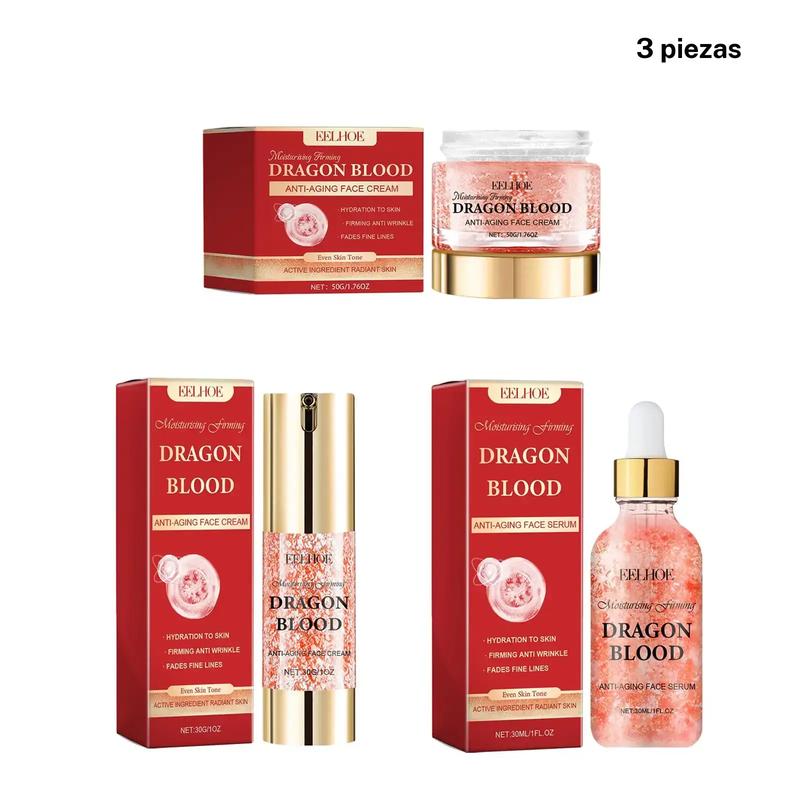 EELHOE Dragon Blood — set 3 piezas: Serum + Crema día + Crema noche