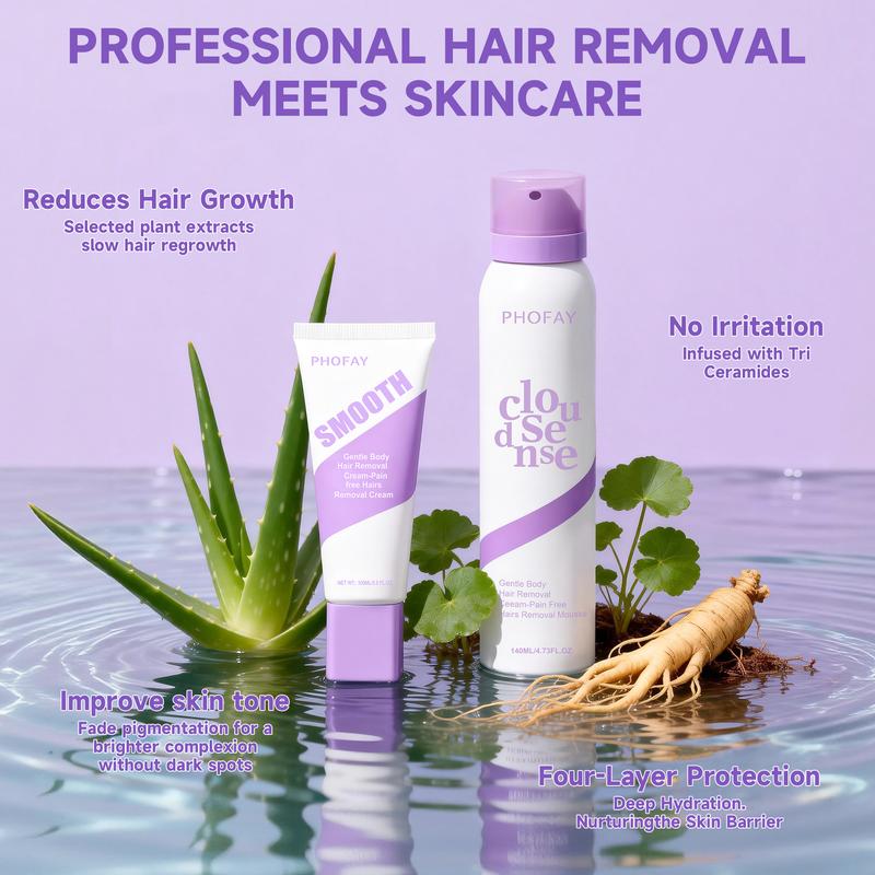 Gentle Body Hair Removal Kit Smoothing