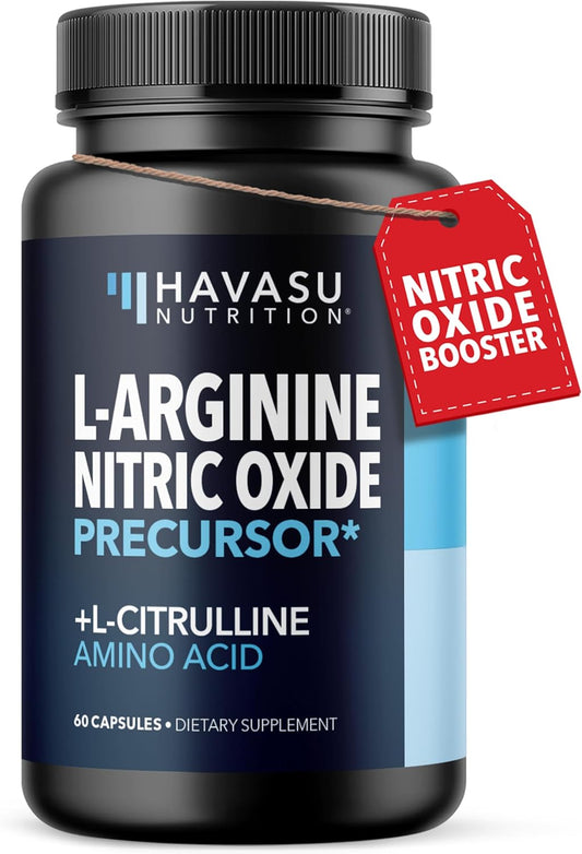 Potencia tu energía y resistencia con nuestra fórmula de L‑Arginina y L‑Citrulina