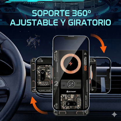 Soporte Pro Automático + Carga Inalámbrica