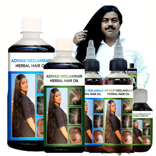 Dile adiós a la caída del cabello con nuestro aceite herbal Adivasi