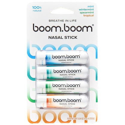 "Boom Wholesale Cooling Refreshing Herbal Nose Mint Inhaler Clear Airways Breathing Private Label Balm Energizing Fragrance Stick "